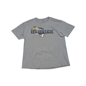 Kevin Harvick Nascar Racing Tee Shirt Gray Mens X-Large 4 Ford Mustang Busch Top